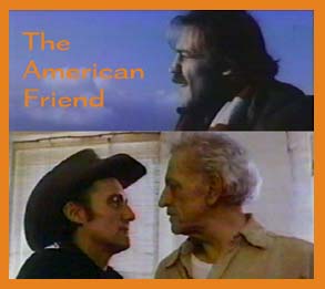 Montage of Bruno Ganz,
Dennis Hopper and Sam Fuller